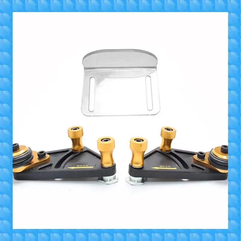 

ETRT 2PCS Woodworking Aluminum Alloy Multi-Purpose Feather Loc Boards Saw Table Pressing Feeder Guider Safety Push Tool