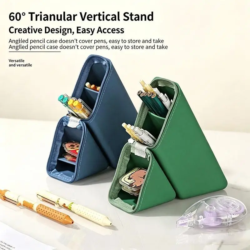 Stylish Silicone Pen Holder-Foldable Desktop Organizer for Office Study Multi-Purpose Stationery Cup Perfect Gift for Students