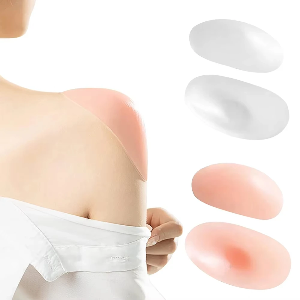 Silicone Shoulder Pad Beautiful Shoulder Right-Angle Shoulder Artifact Unisex Invisible Detachable Reusable