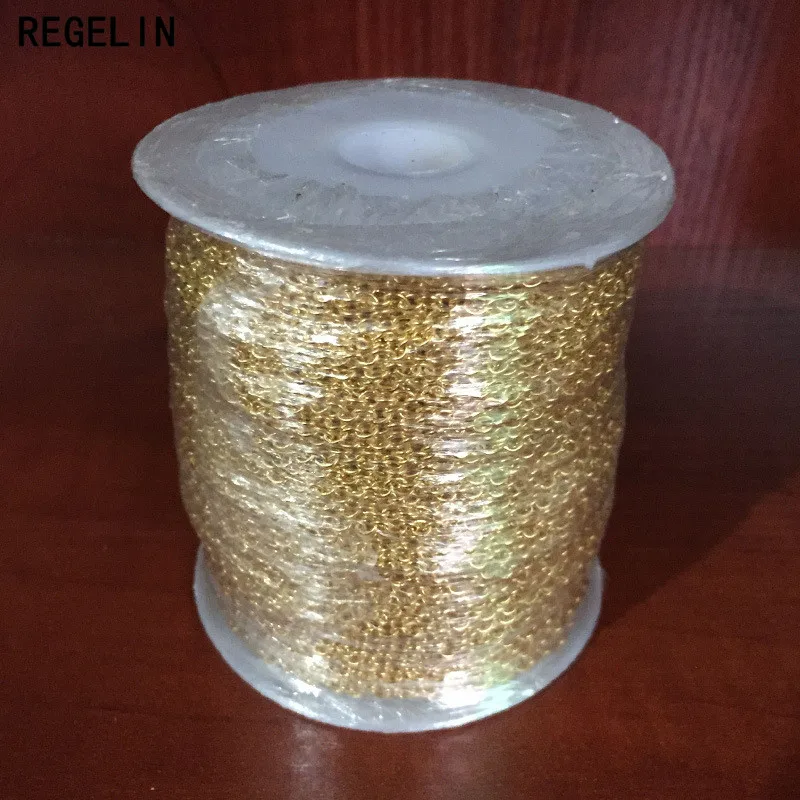 REGELIN antique bronze/gold/silver jewelry Chains 5meter/lot 2x3/2.5x3.5mm/3x4mm fashion jewelry Diy jewelry accessories