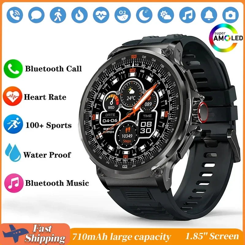 Xiaomi Mijia reloj inteligente 710 MAh Bluetooth llamada Monitor de ritmo cardíaco pista mapa deporte al aire libre Fitness reloj personalizado Smartwatch