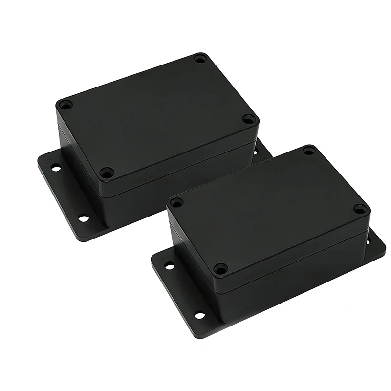 Caja de conexiones de 200x120x75mm, impermeable, a prueba de polvo, IP65, plástico ABS, carcasa Universal para proyecto eléctrico, color negro con