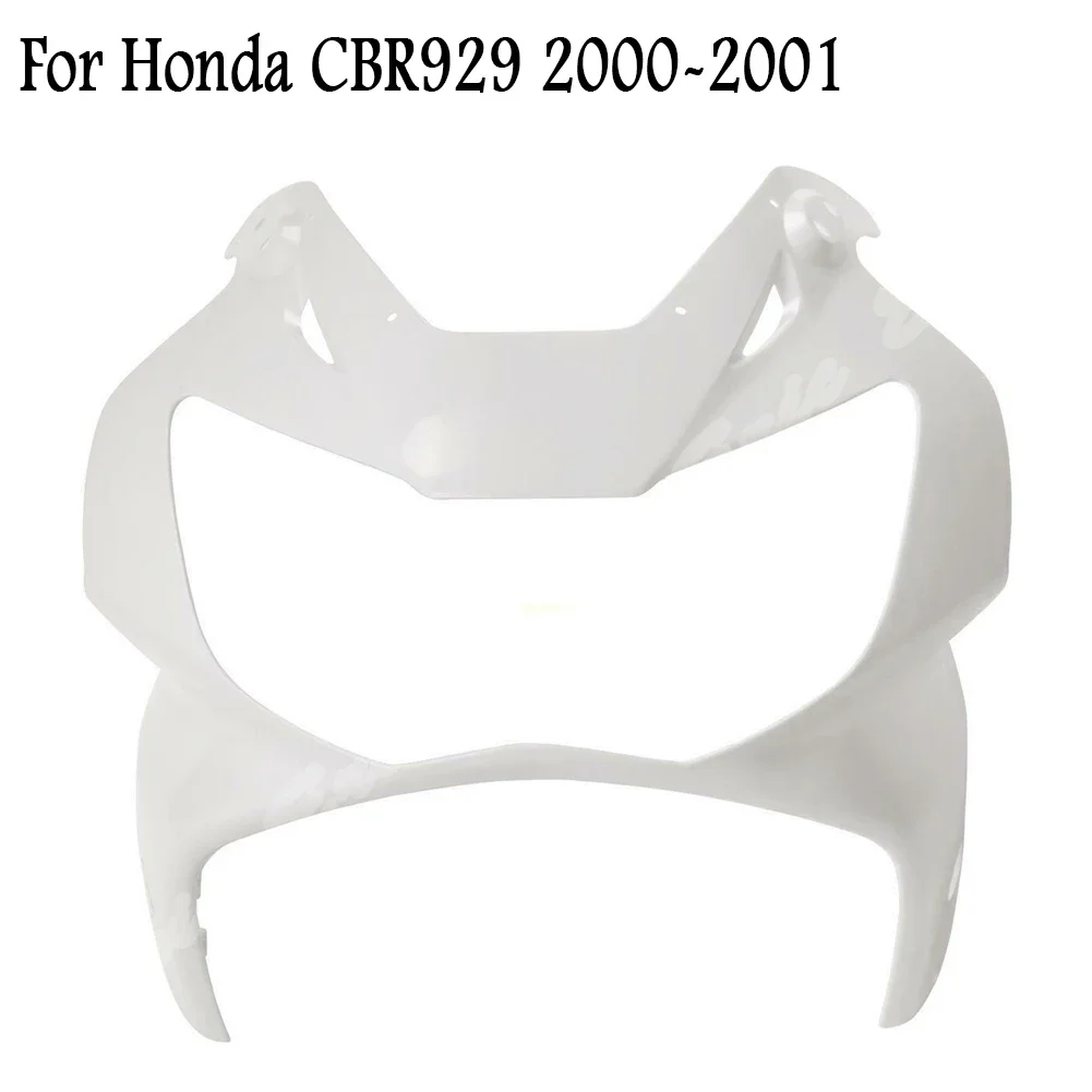 Unpainted Upper Front Cowl Nose Fairing For Honda CBR929 2000-2001