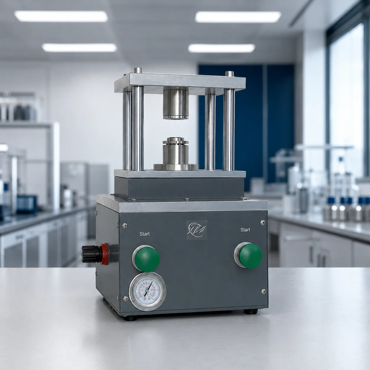 Desktop Automatic Li-Ion Coin Cell Assembly Machine CR2016 CR2025 CR2032 Pneumatic Crimping Machine