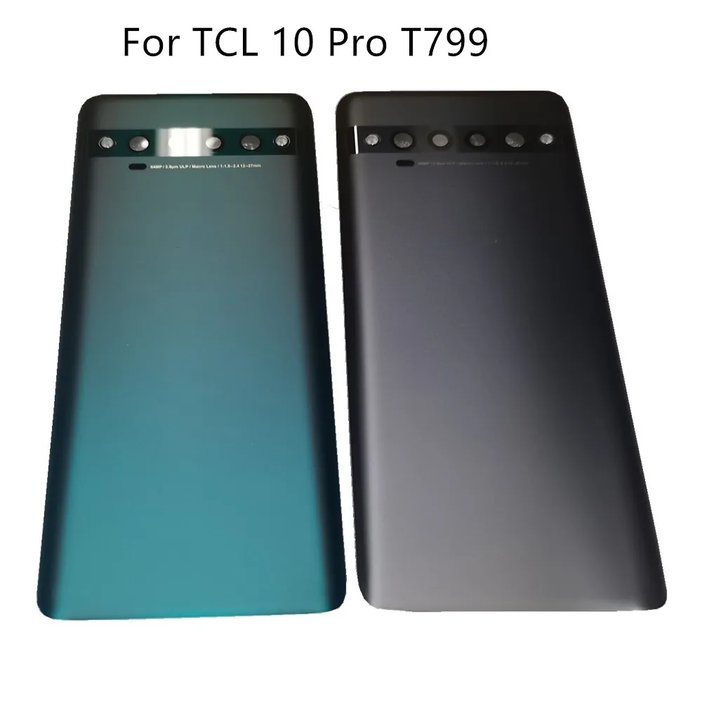 For TCL 10 Pro T799 T799B T799H Battery Case Battery Cover Back Door Back Housing Replacement Repair Parts