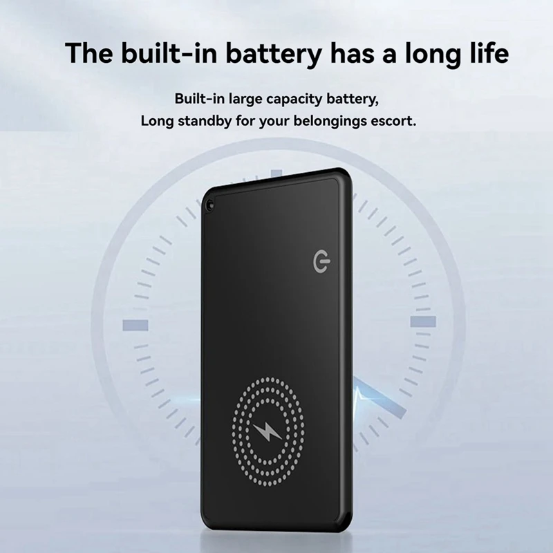 Tarjeta de seguimiento de billetera, localizador Gps de ubicación de seguimiento de carga inalámbrica, etiqueta inteligente para dispositivo de teléfono, encontrar mi aplicación, 2 uds.