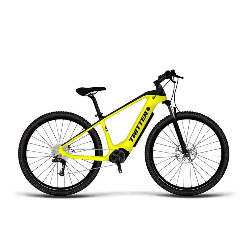 TWITTER E600 NX-11S 27.5/29in Hide inner traces carbon fiber electric assist mountain bike Bafang center motor M500-43v14a-250W