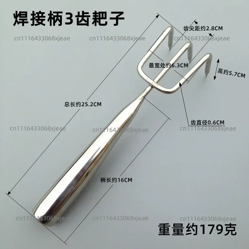 Claws Garden Hand Rake Manual Integrated Small Leaf Rakes Gardening Tool Stainless Steel Weeding Removal Puller Garden Yard