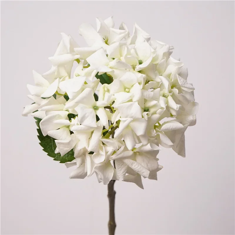 5pcs Real Touch Hydrangea Stems Artificial Flowers Home Table Decor Wedding Floral Arrangement Home Decoration Accessories