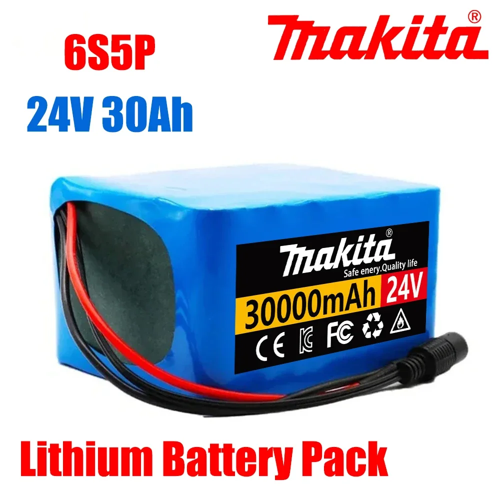 

New 6S5P 18650 24V 30Ah Lithium battery pack 25.2V 30000mAh electric bicycle moped /electric li-ion battery pack+2A Charger