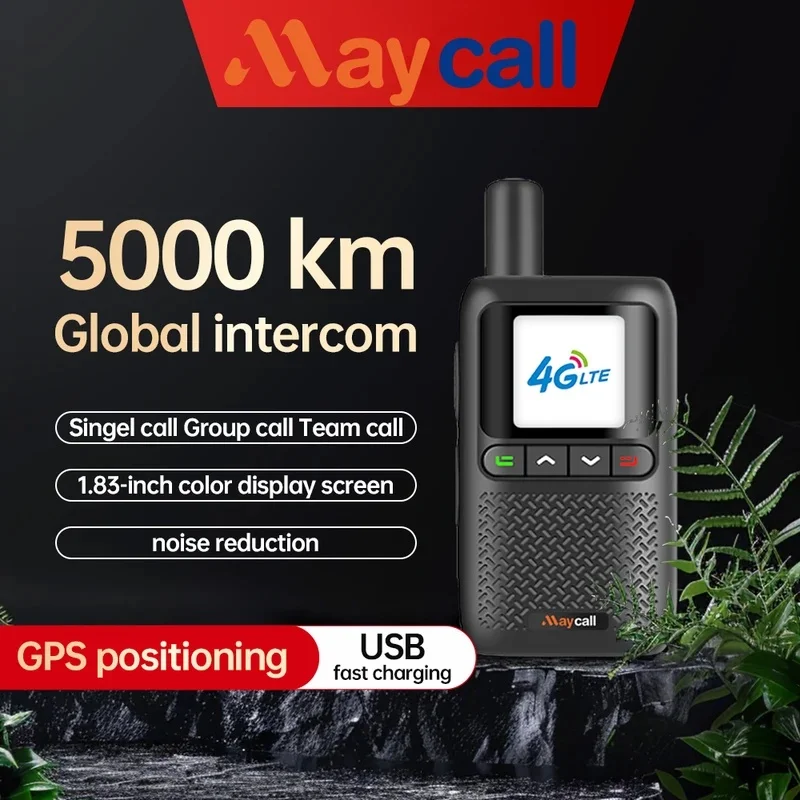 CL-169 4G POC Clear Loud Sound Handheld Walkie Talkie 5000km Range IPx4 Water Resistant 3500-4000mAh Battery LTE-FDD