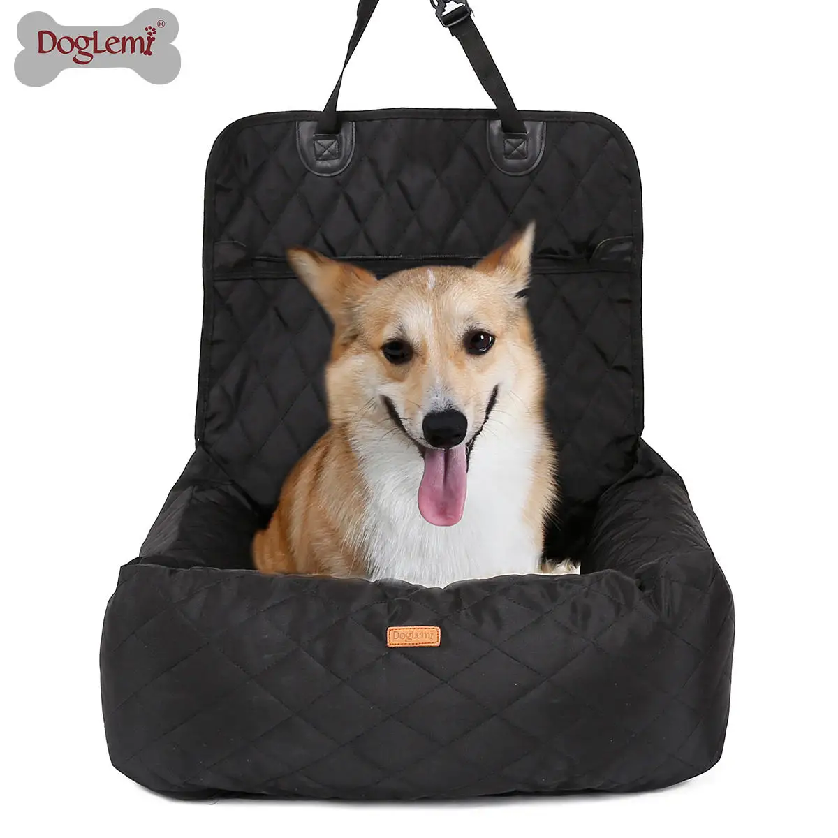 

New Functional Pet Booster Bed Deluxe Pet Dog Front Car Seat Cover