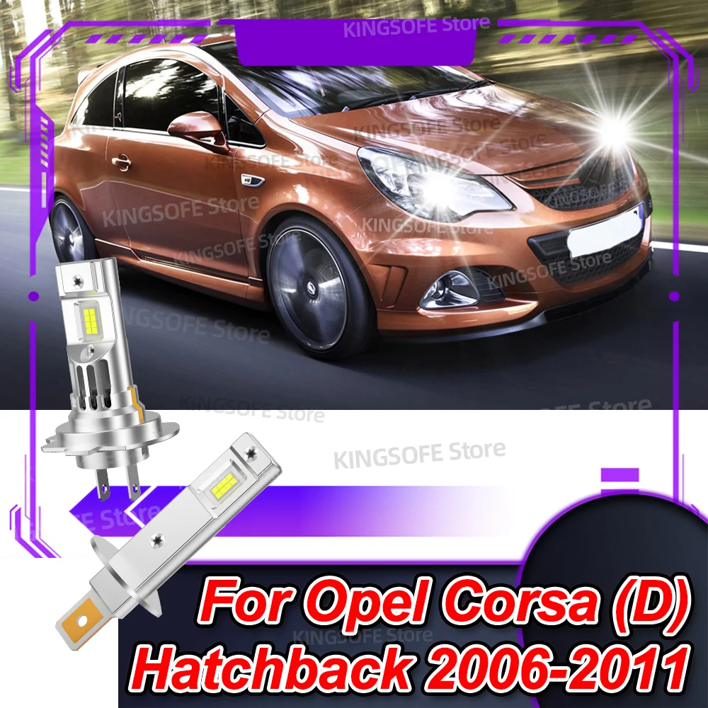

2/4Pcs LED Lights 6000K Lamp 50000LM Headlight Bulb Plug&Play For Opel Corsa D Hatchback 2006-2011 2007 2008 2009 2010