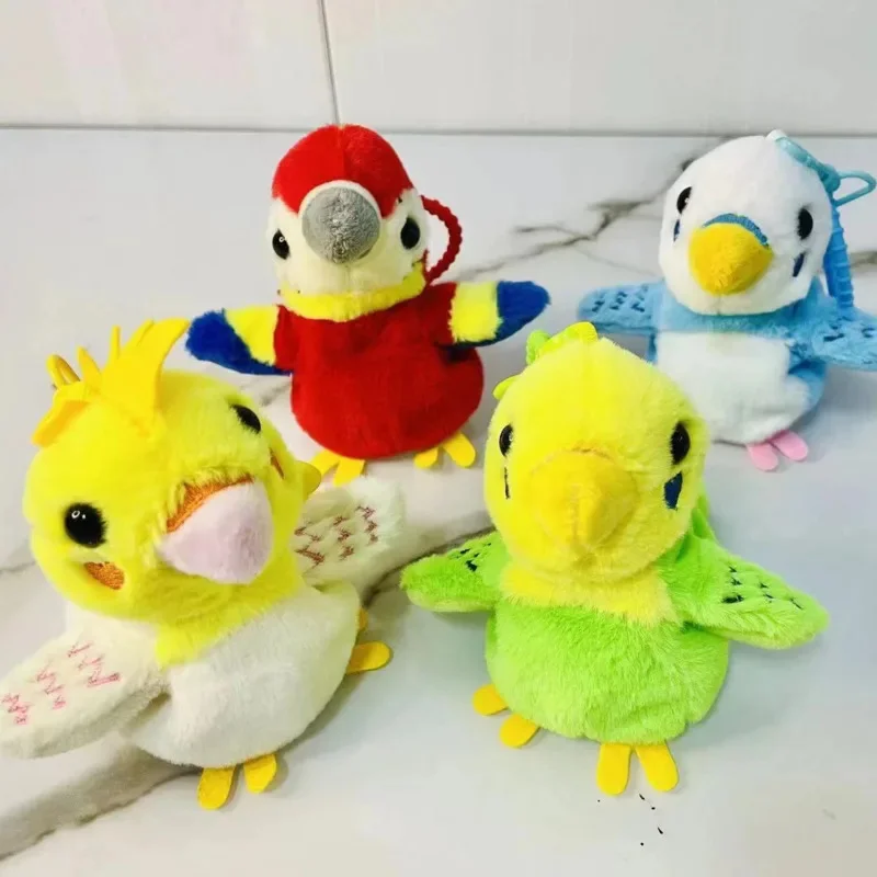 2024 New Talking Parrot Electronic Plush Toys Record Repeats Speaking Cute Soft Stuffed AnimalPet Child Baby Gift