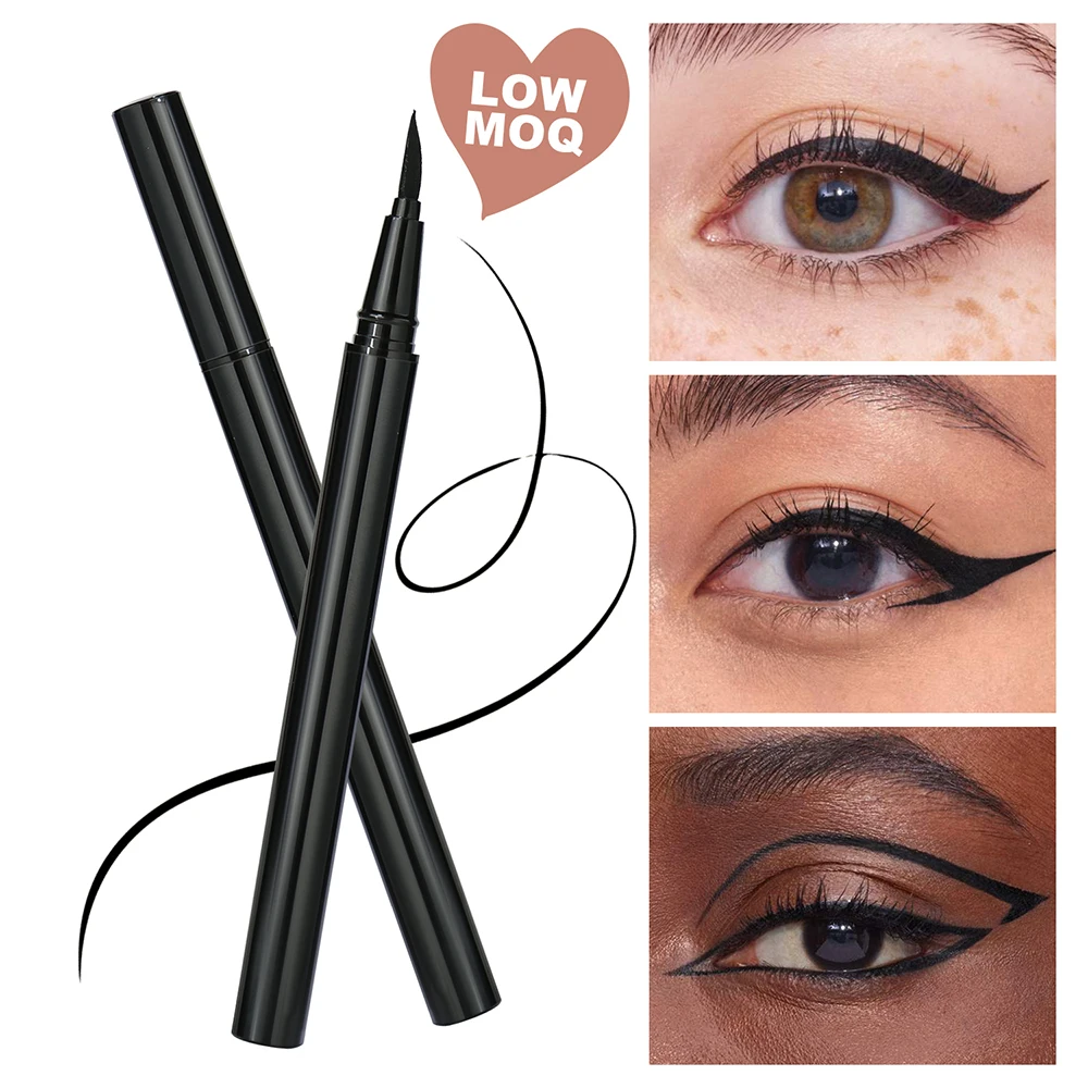 

Black Liquid Eyeliner Private Label Long Lasting Waterproof Sweat-proof Natural Quick-drying Custom Logo Makeup Cruelty Free