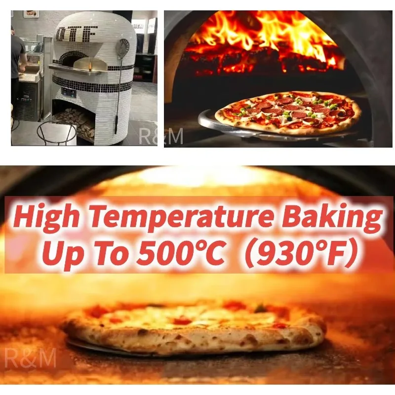 Commercial Neapolitan Woodfired Pizza Oven Large Italian Brick Burning Clay Outdoor Charcoal Gas Wood Fire for Restaurant
