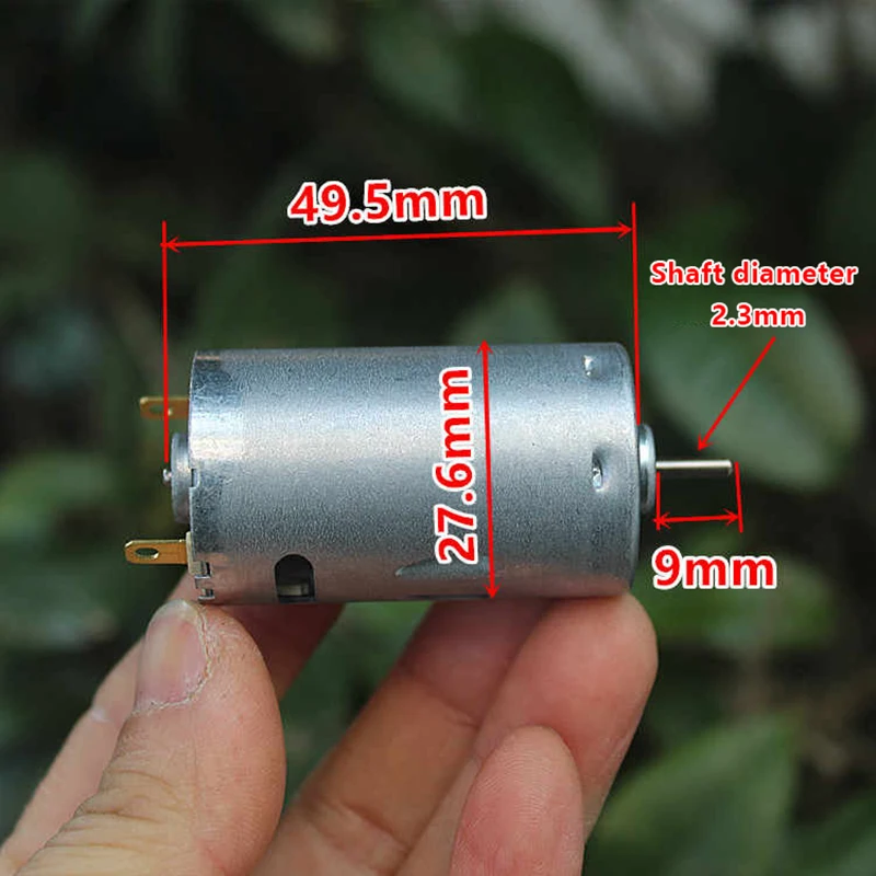 Mini RS-390 Motor LS-390SH-6021 High Speed Power 46000RPM Double Ball Bearing DC Electric Micro Motor
