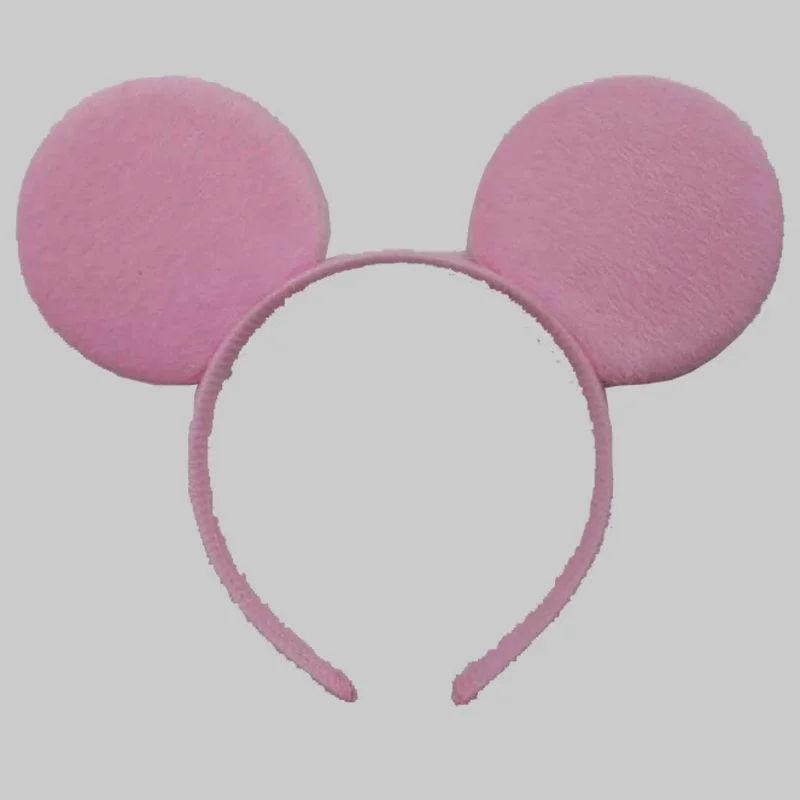 Disney Cute Classic Mickey Mouse Ears Headband Women Simple Minnie Hairbands Girl Black Bow Headwear Kids School Activities Gift