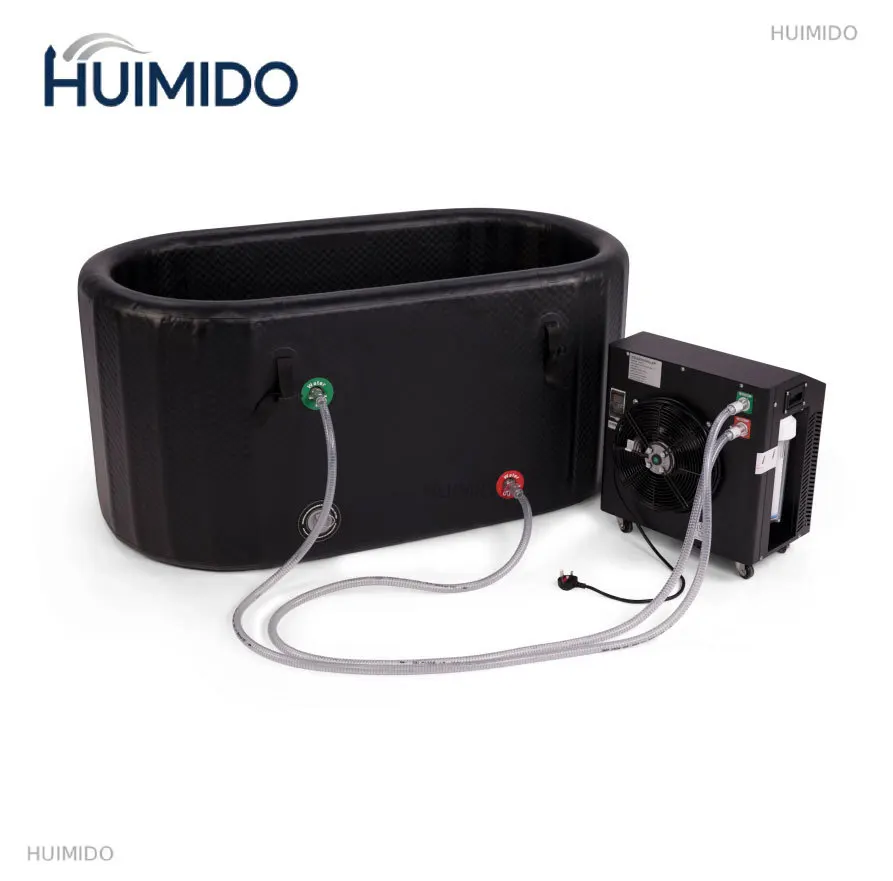 PVC Folding Spa Bathtub Fitness Recovery Cold Therapy Training Inflatable Bucket Graphic Design Hotel Challenge Environment