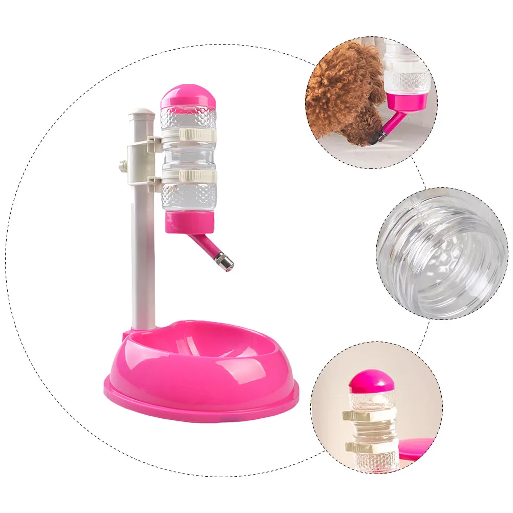

1pc Automatic Feeding Drinking Waterer Bowl Pvc Food Dispenser Durable Detachable Visualized Water Level Easy Clean Dog Water