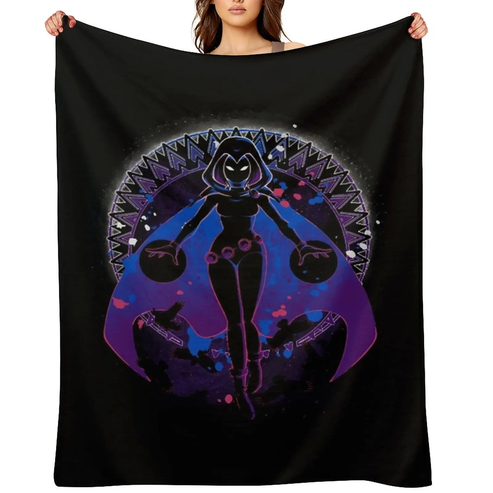 Raven Shadow Throw Blanket blankets ands decorative for babies heavy to sleep Blankets