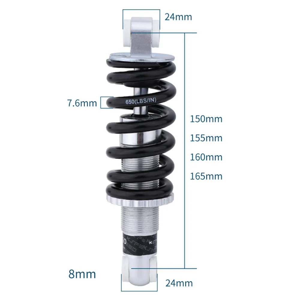 Shock Absorber Suspension Electric Bike 150mm 155mm 160mm For Bicycle E-Bike Motorcycle ATV Scooter Rear Suspension Shock