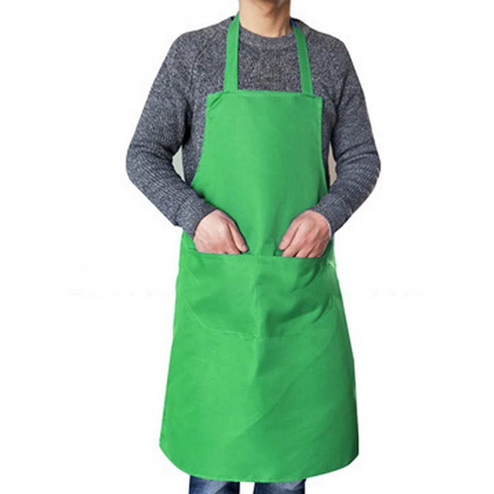 Cooking Kitchen Apron For Woman Men Chef Waiter Cafe Shop Hairdresser Couples Apron Custom Gift Bibs Plain Apron