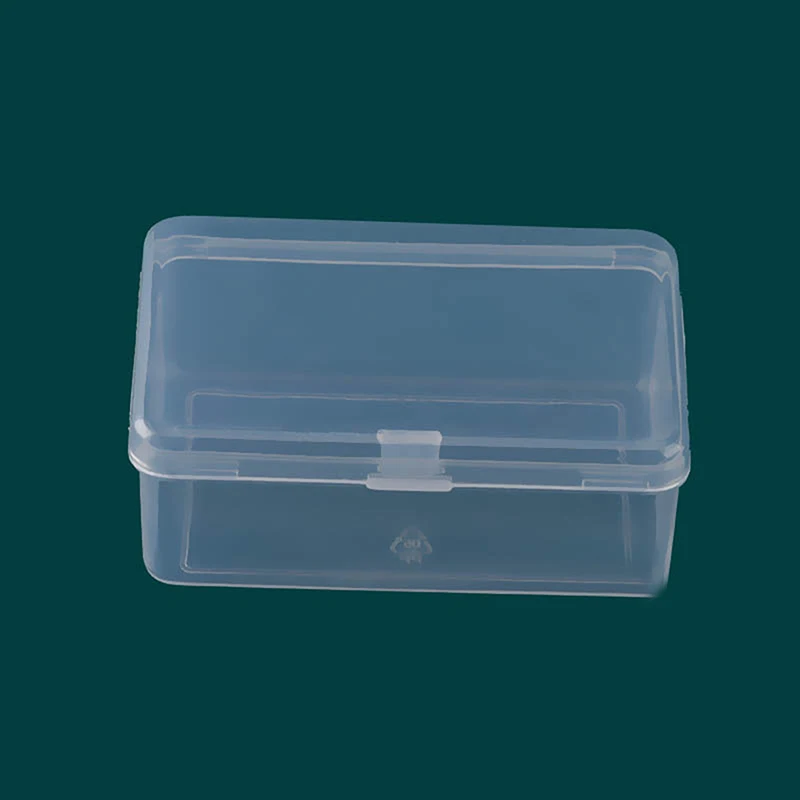 Plastic Transparent Storage Box Square Small Items Case Packing Boxes Jewelry Beads Container Sundries Organizer