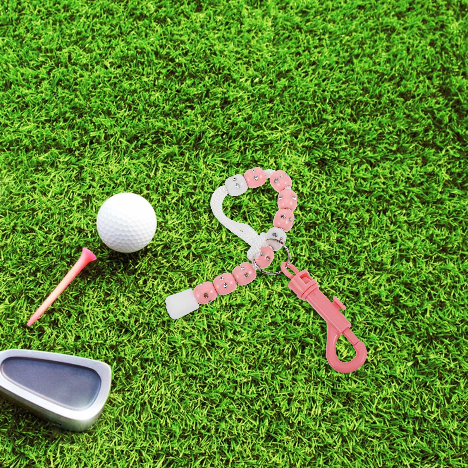 

Golf Bead Chain Score Counter Portable Wrist Scorer Golf Strokes Training Scorekeeper Stylish Accessories Golfs Supplies