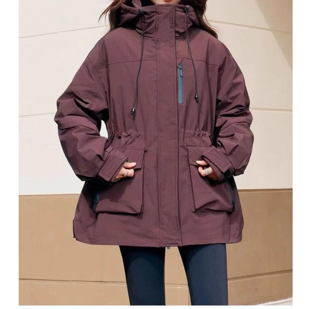 2025 New Fashion Design Casual Solid Color Simple Style Coat