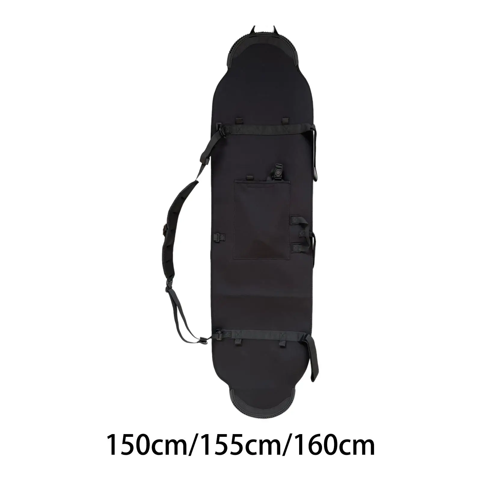 Portable Snowboard And Ski Bag Soft Cover Stretch with Shoulder Strap Transport Wrap Waterproof Equipment Sleeve Carrying Bag