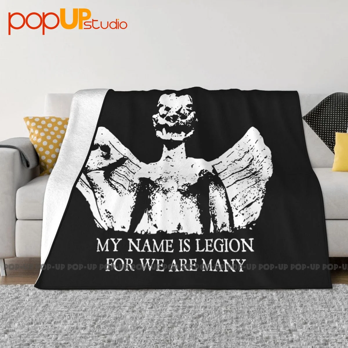 Pazuzu The Exorcist Scary Movie Design Poster Blanket Casual For Bed Comfortable Couch Blanket Camping Blanket