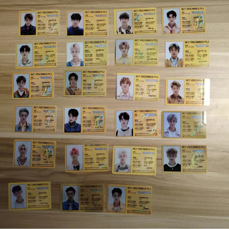 Star Collectible Card PVC JISUNG XIAOJUN CHENLE JUNGWOO  RENJUN HAECHAN YUTA KUN CHENLE JUNG WOO RENJUN HAECHAN