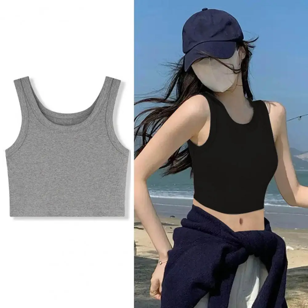 Lightweight Top Women's Summer Sleeveless Knit Tank Tops O-neck Solid Color Vest Pullover Sweater Streetwear for A for Women