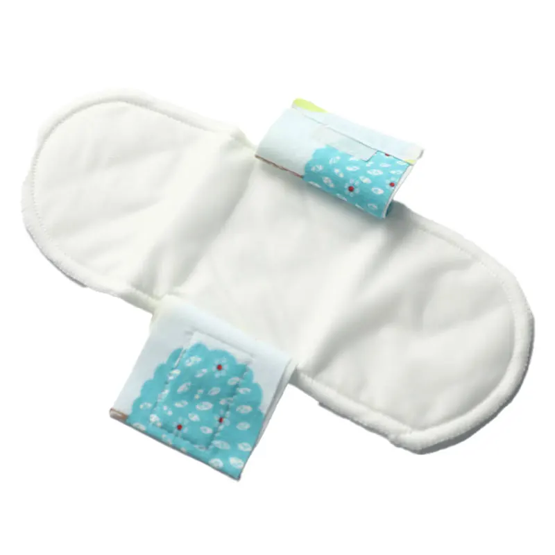 1PC 19cm Reusable Feminine Hygiene Pad - Thin Washable Cloth Sanitary Napkin (Panty Liner for Women)