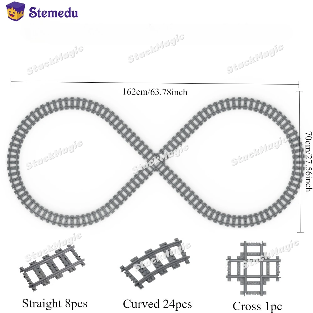 Nowe Koleje Miejskie Elastyczne Klocki Szynki Miękkie Proste Zakrzywione Szyny Przełączniki Klocki Konstrukcyjne Kreatywne Modele Kolejowe Zabawki Dla Dzieci Prezenty