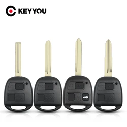 KEYYOU per Toyota Yaris Carina Corolla Avensis pieghevole Flid Key Toy47 Toy43 TOY40 Blade modificato Remote Car Key Case