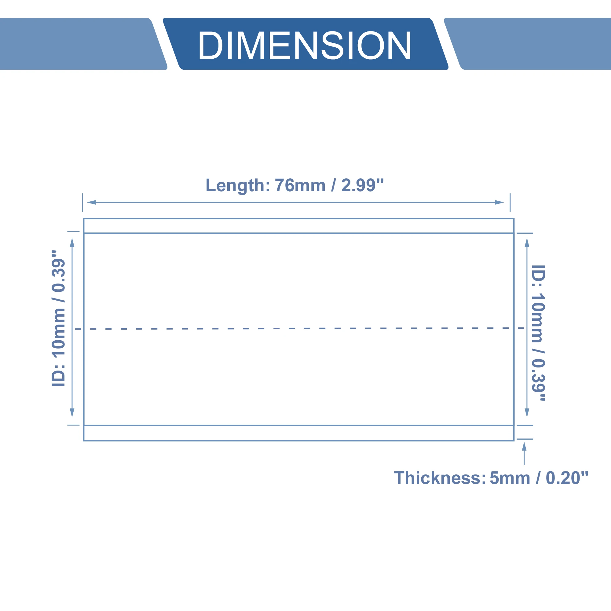 UXCELL 10mm 12mm 13mm 14mm 16mm 18mm 20mm ID 76mm Length Reinforced High Temp Straight Coupler Silicone Reducer Hose