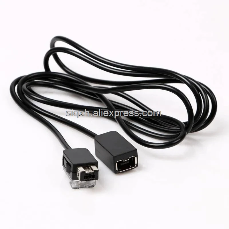 

10Pcs/lot 1.8m Extension Cable Game Extender Cord For Nintendo SNES Classic Mini Controller for NES Wii Controller Black Color