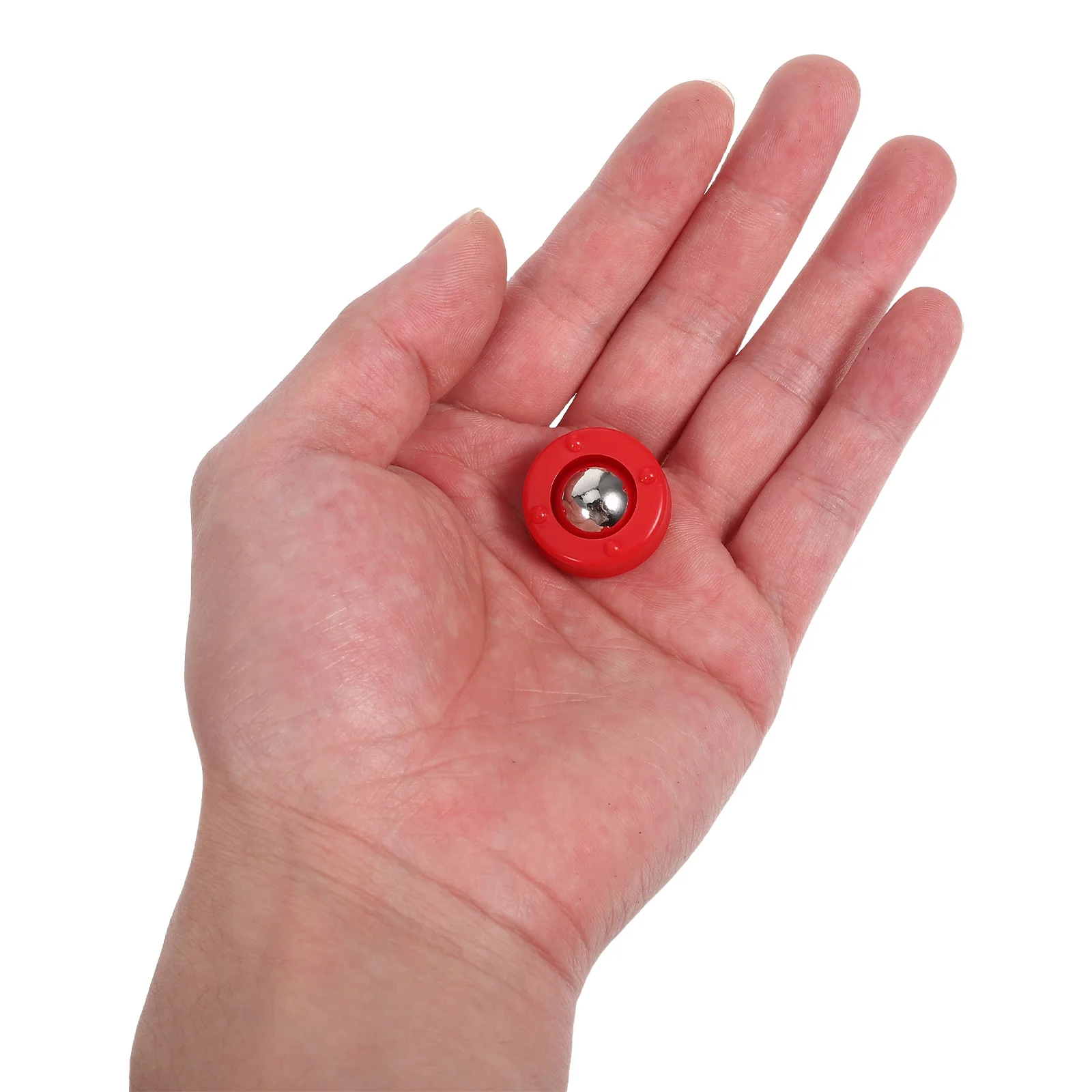 

24pcs Shuffleboard Toys Mini Desktop Red Game Set Bright Color Parent Child Play Replacement Pucks Roller Tabletop