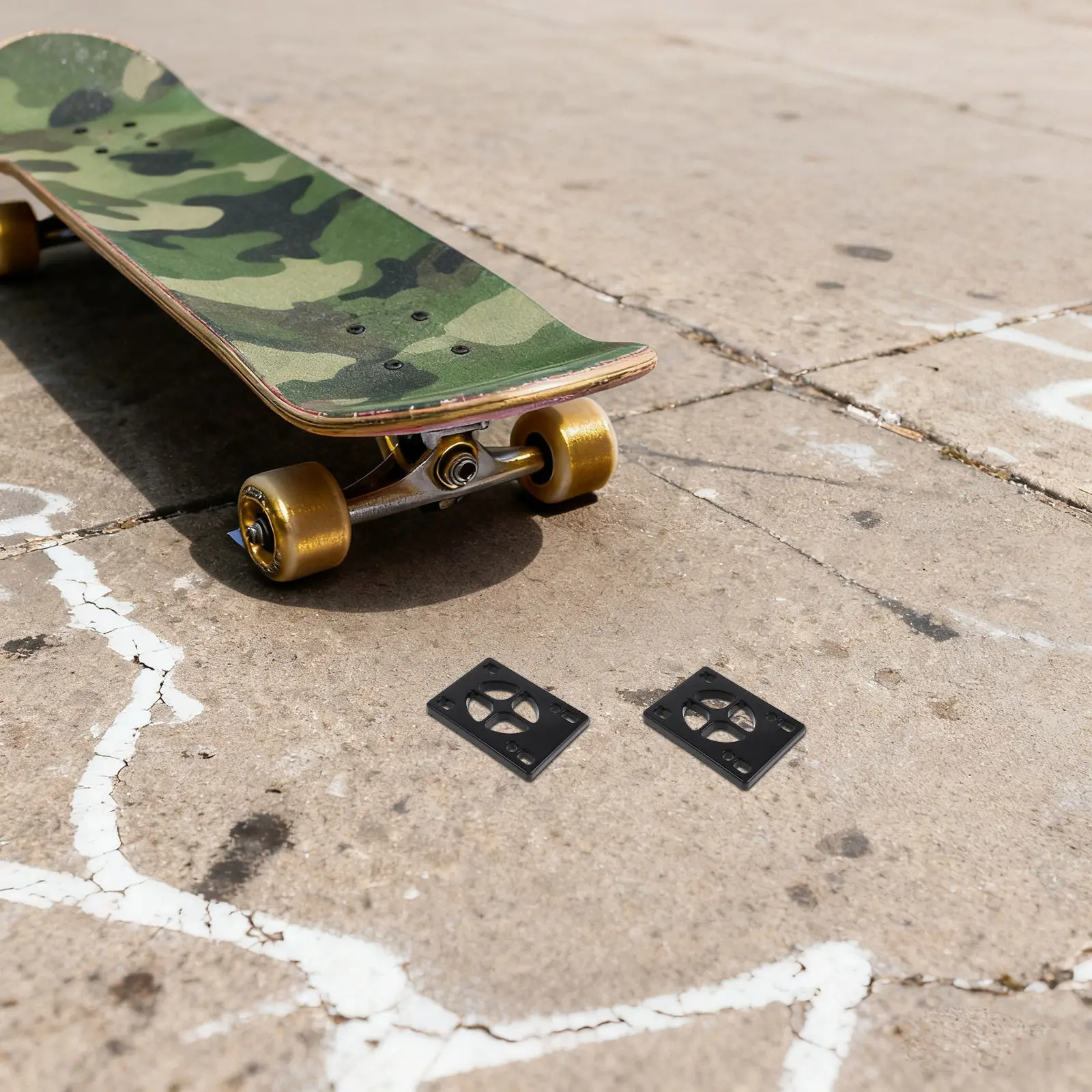 

8Pcs Skateboard Shock Pads Vibration Absorber Pads 6Mm Thick for Longboard Cruiser Trucks Deck Protection Shock