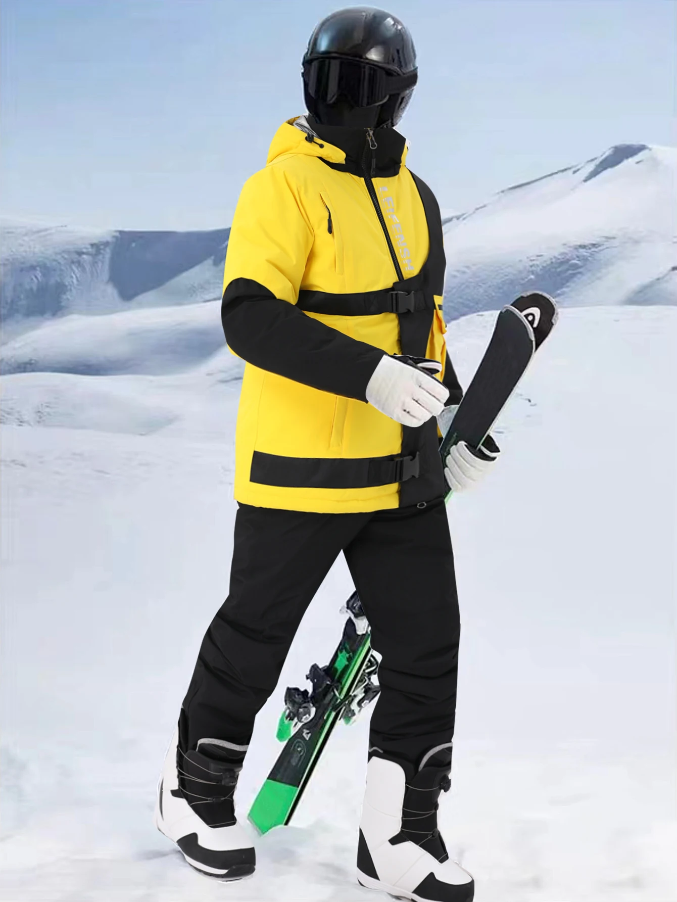 1 Set Sports & Outdoor Supplies Outdoor Casual Winter Sports Ski Supplies Clothing Menskisuit Men Ski Set Top+Bottoms Hx386-1