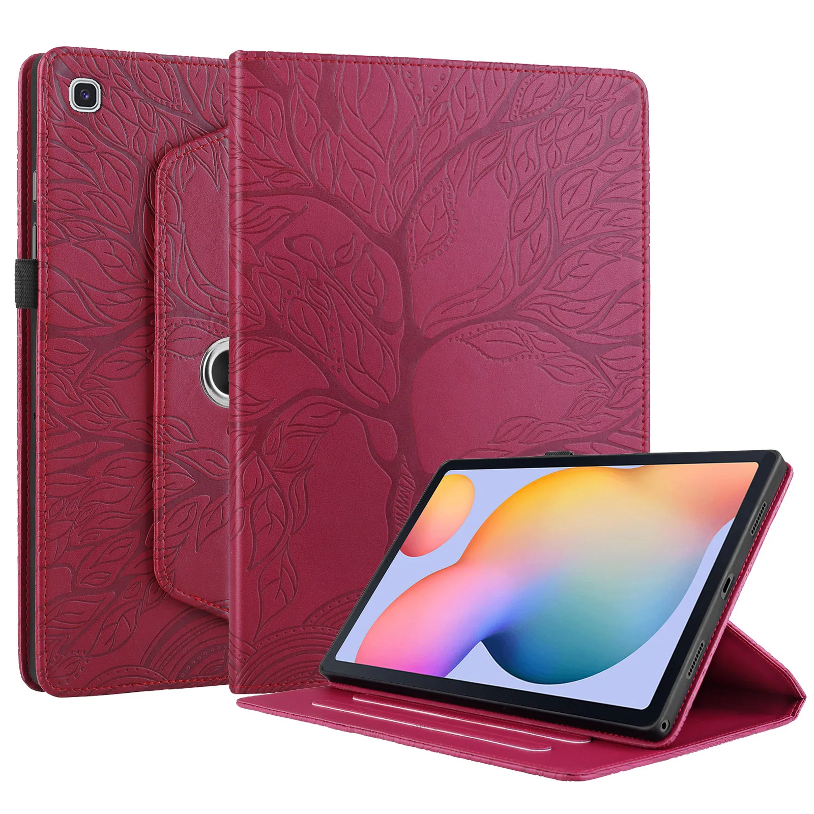 Tree of Life 360° Rotation For Samsung Galaxy Tab A9FE S6 LITE Protective Case with Pen Slot For TAB A7Lite S9S7 Protective Case