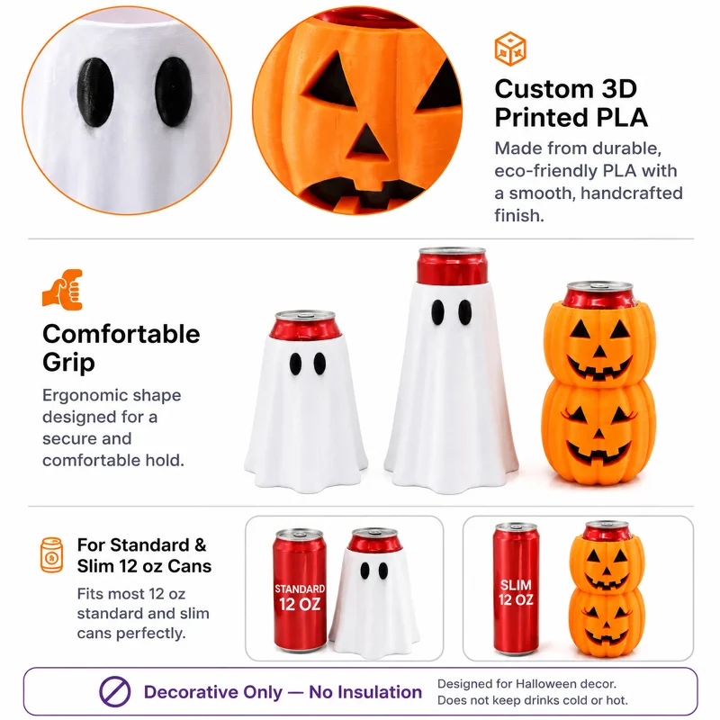 3D Printed Halloween Ghost & P - 3D Printing Table 评论和价格