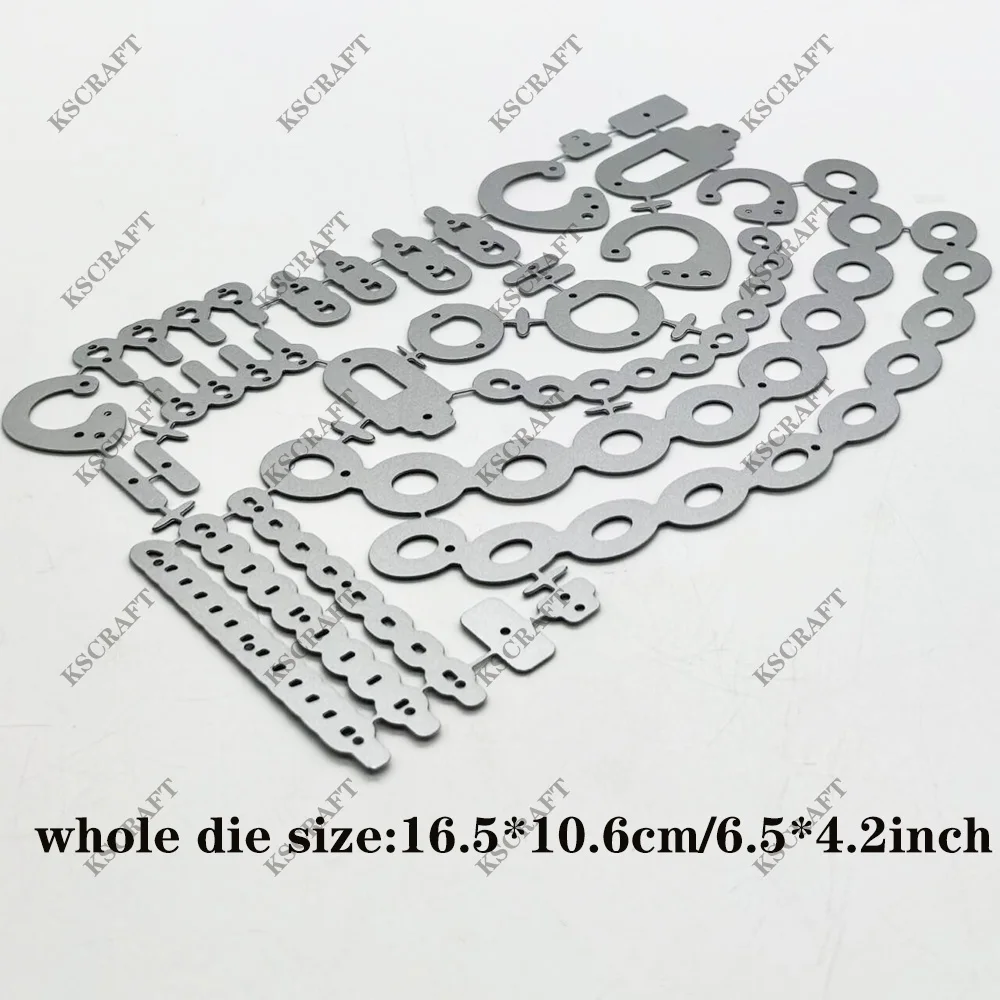 KSCRAFT Base Bag Charms Cutting Dies Stencils for DIY Scrapbooking Decorative Embossing DIY Paper Cards