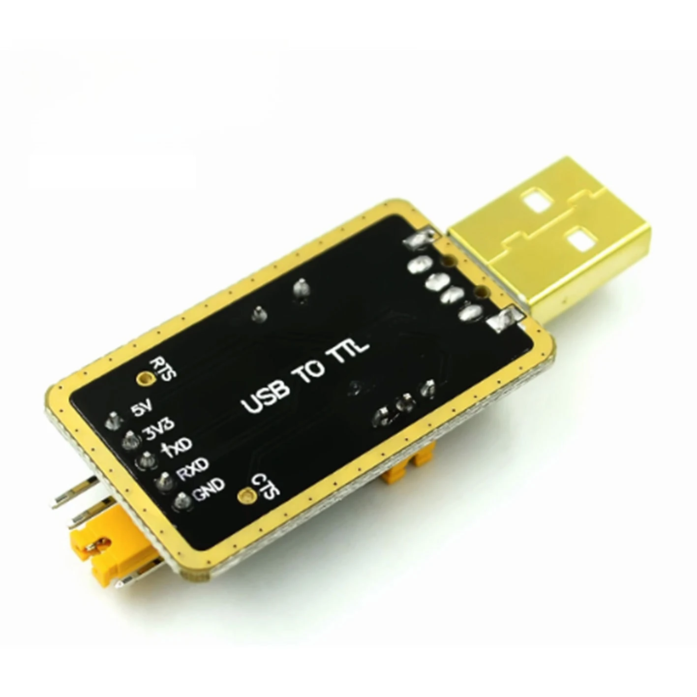 Rich Gold CH340G RS232 to USB conversion module for serial port upgrade - Enhanced version - Small board TTL flashing cable