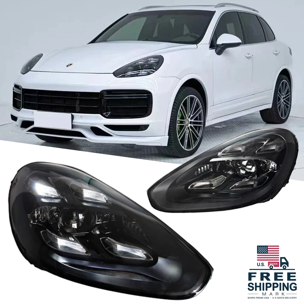 

Auto Parts For Porsche Cayenne Headlights 958.2 2015-2017 Front Head Light Plug N Play High Configure Design Matrix Accessories