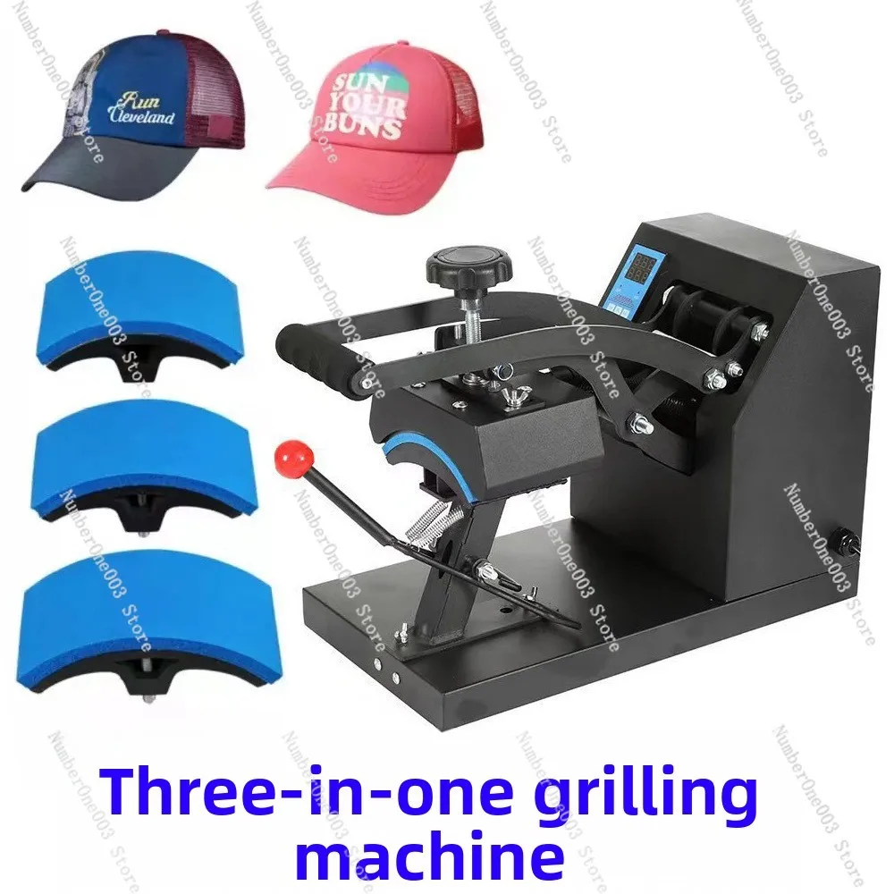 

3-в-1 Кепка для гольфа, термопресс, ручной одностанционный инструмент для печати шляп