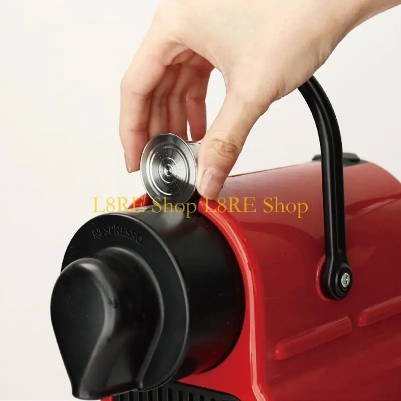 

L8RE Многоразовые кофейные капсулы для машинных капсул из нержавеющей стали, многоразовый кофейный фильтр