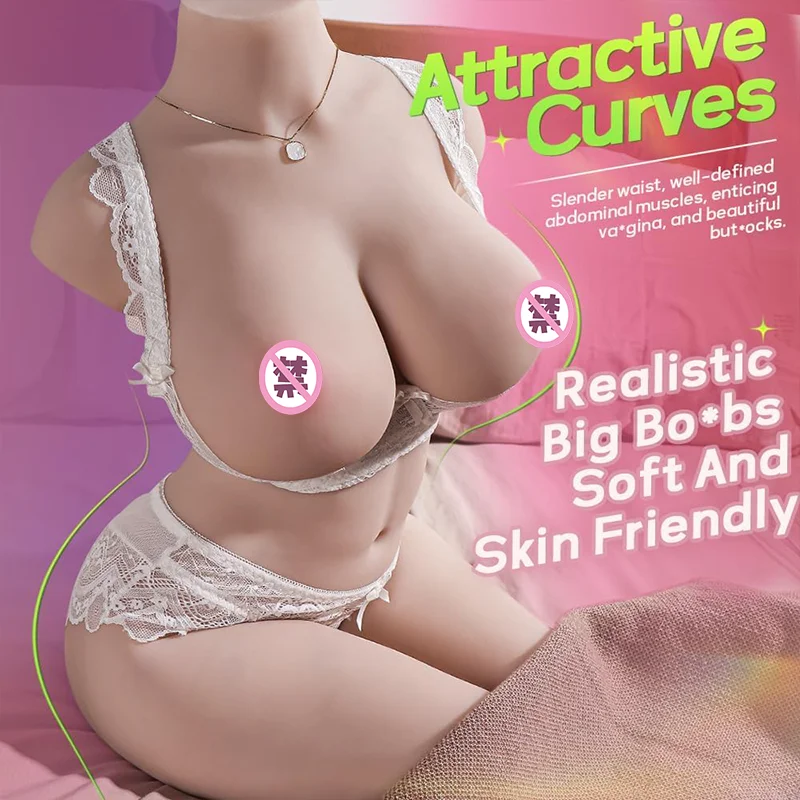 Sex Doll Male Masturbator, Realistic Female Body Doll, TPE Sex Toy, Realistic Jelly Breasts, Elastic Butt, Realistic Touch view 3